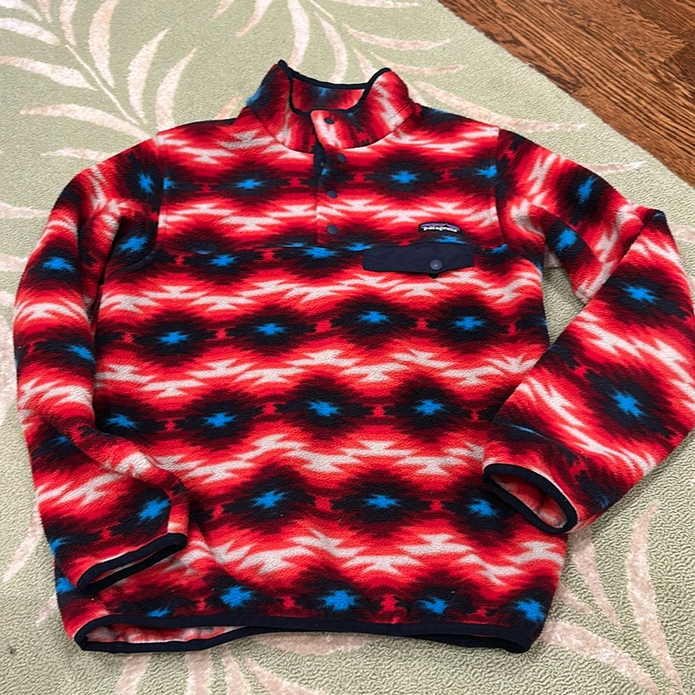 Patagonia • Synchilla Snap-T Pullover Wild Desert Classic Red || Medium